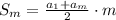 S_m=\frac{a_1+a_m}{2}\cdot m