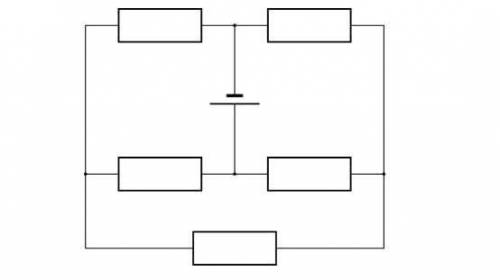 с задачей по физике. Электрическая цепь, схема которой изображена на рисунке, собрана из одинаковых 