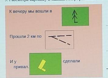 5. Рассмотри картинку и запиши географические объекты, обозначенные условными знаками.​