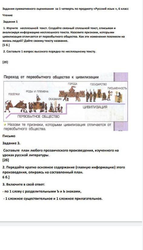 1. Изучите несплошной текст. Создайте связный сплошной текст, описывая и анализируя информацию неспл